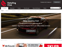 Tablet Screenshot of detailingclub.pl